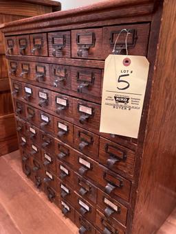 Vintage 48 Drawer Apothecary Cabinet