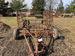 Homemade 24 ft pull-type harrow with cylinder