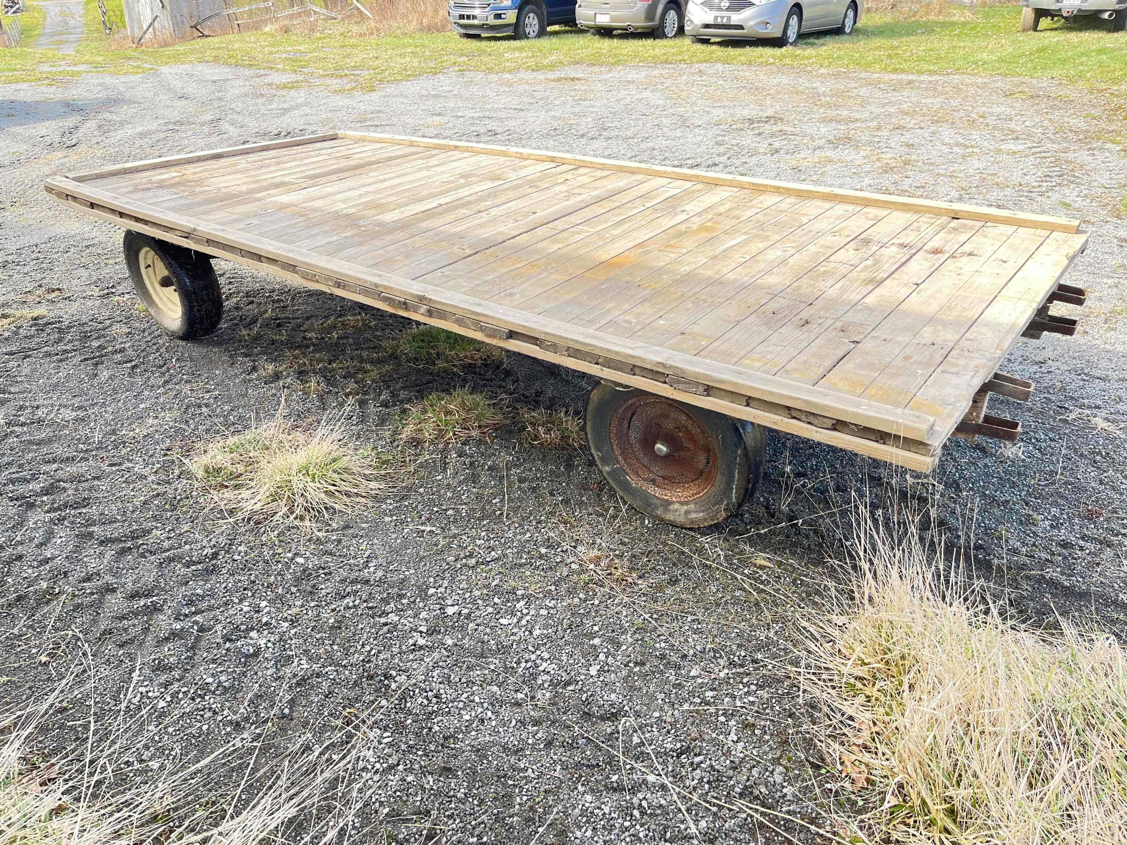 16Ft Flat Hay Wagon