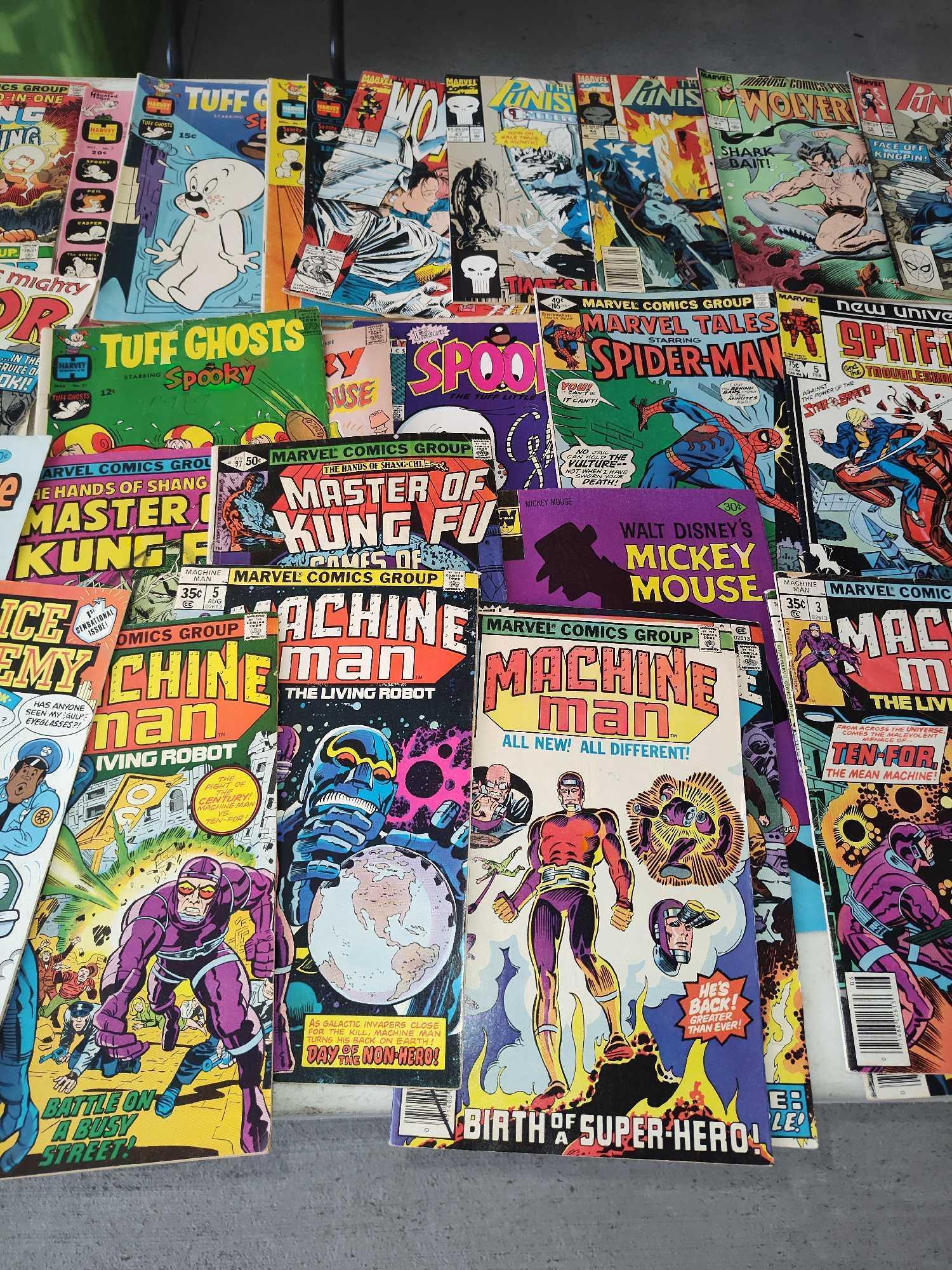 Approximately 80 Vintage Comic Books