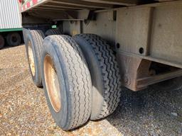 1993 East aluminum dump and frame 33 ft dual tandem trailer with tarp