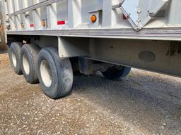 1994 City aluminum dump and frame 33 ft tri axle trailer