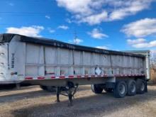 1994 City aluminum dump and frame 33 ft tri axle trailer