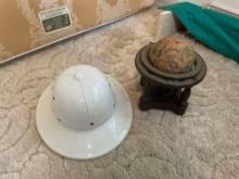 Mini World Globe, Plastic Safari Hat