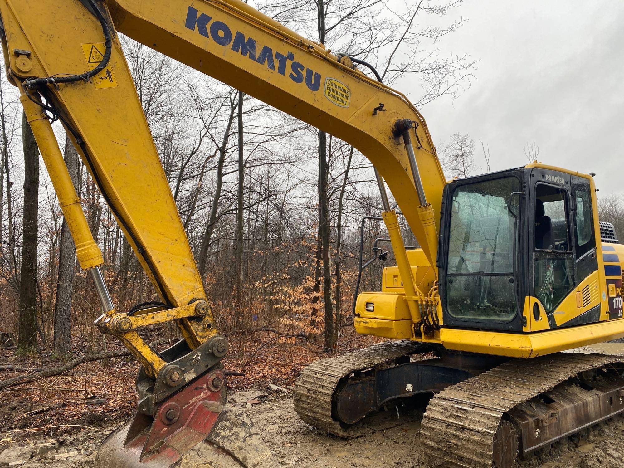 2017 Komatsu PC170 LC-11 Excavator, one owner