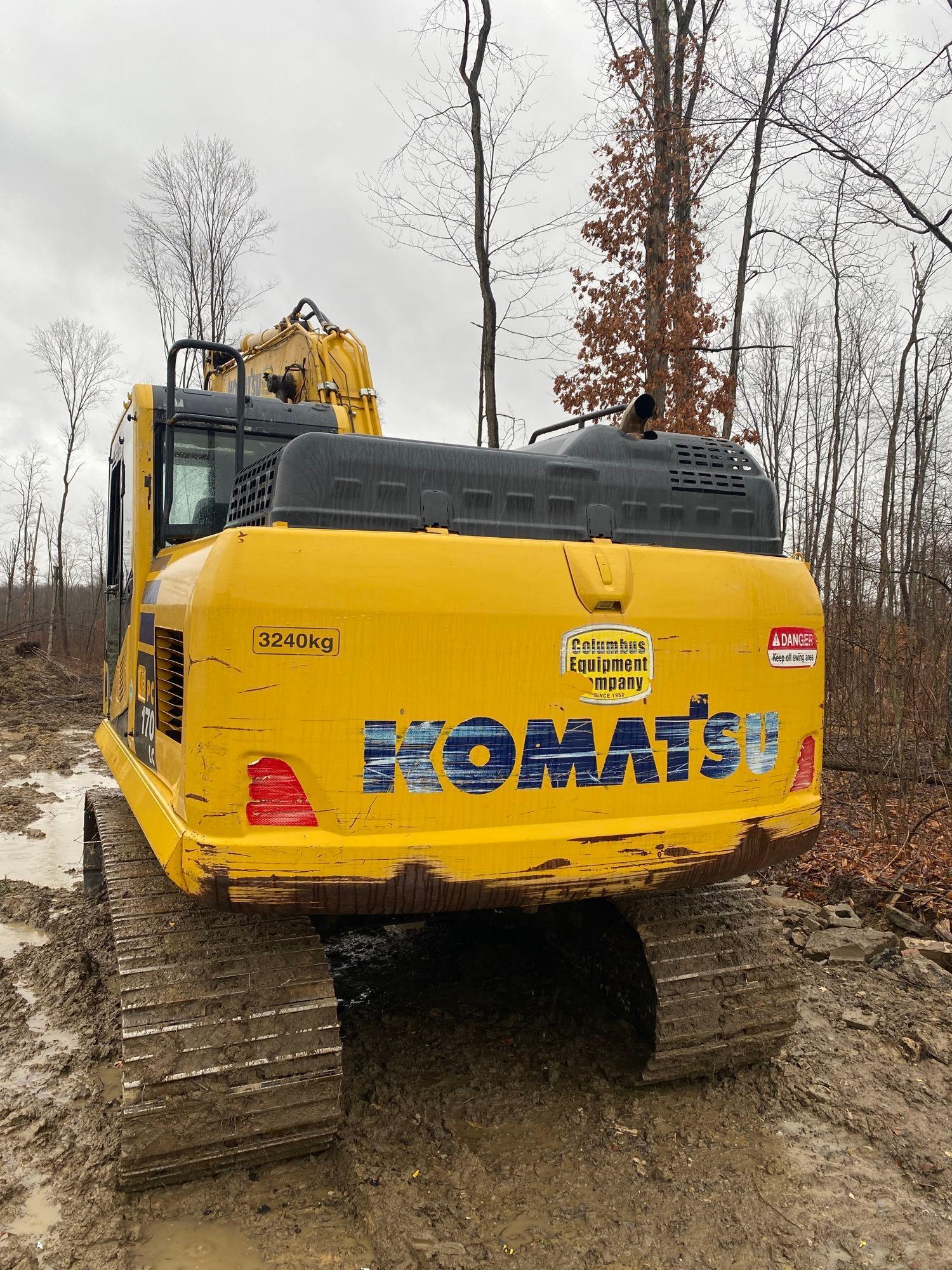 2017 Komatsu PC170 LC-11 Excavator, one owner