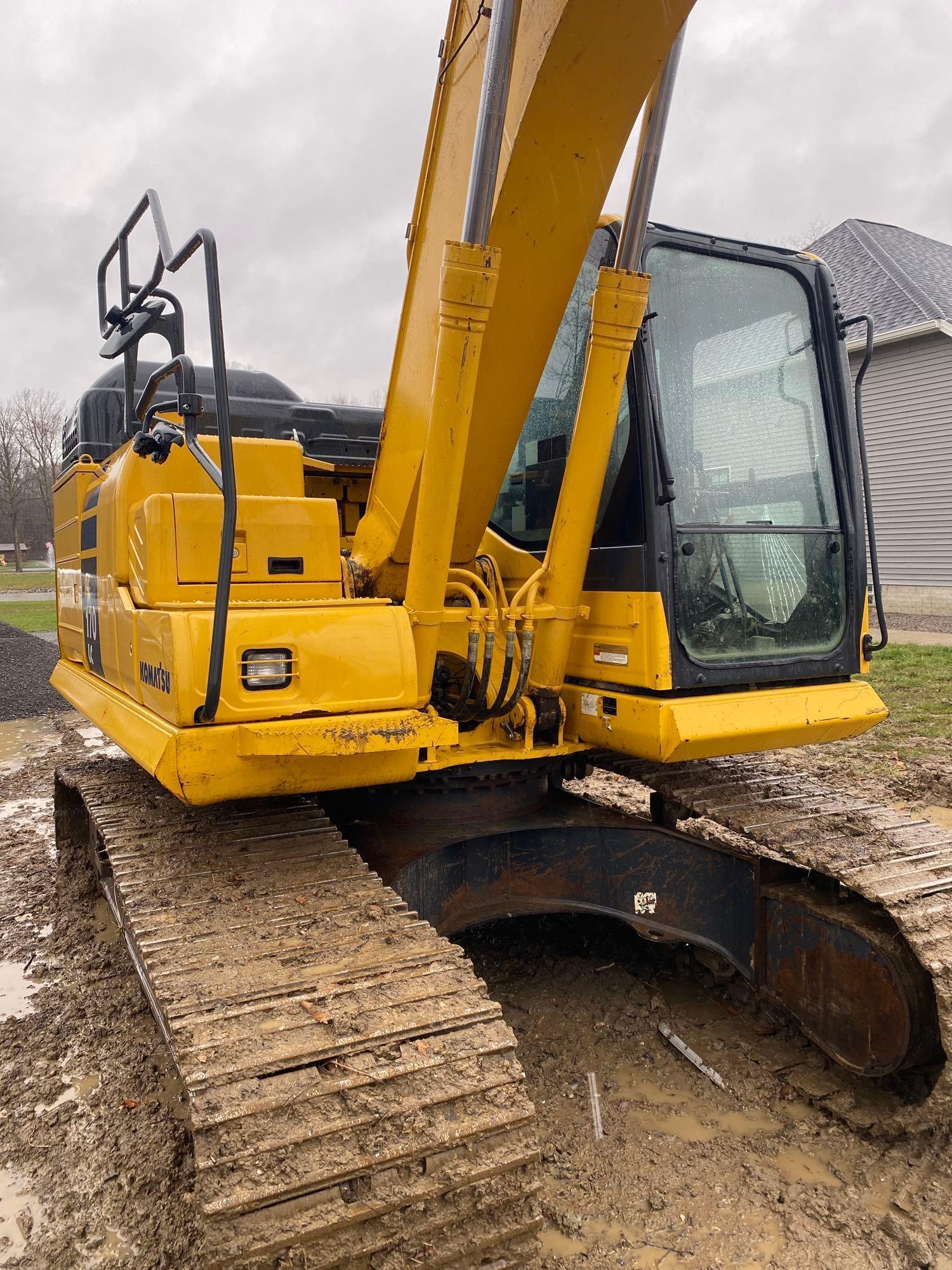 2017 Komatsu PC170 LC-11 Excavator, one owner