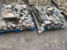 (2) pallets of face stone