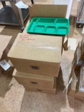 New in box Cambro compartment lunch trays 192