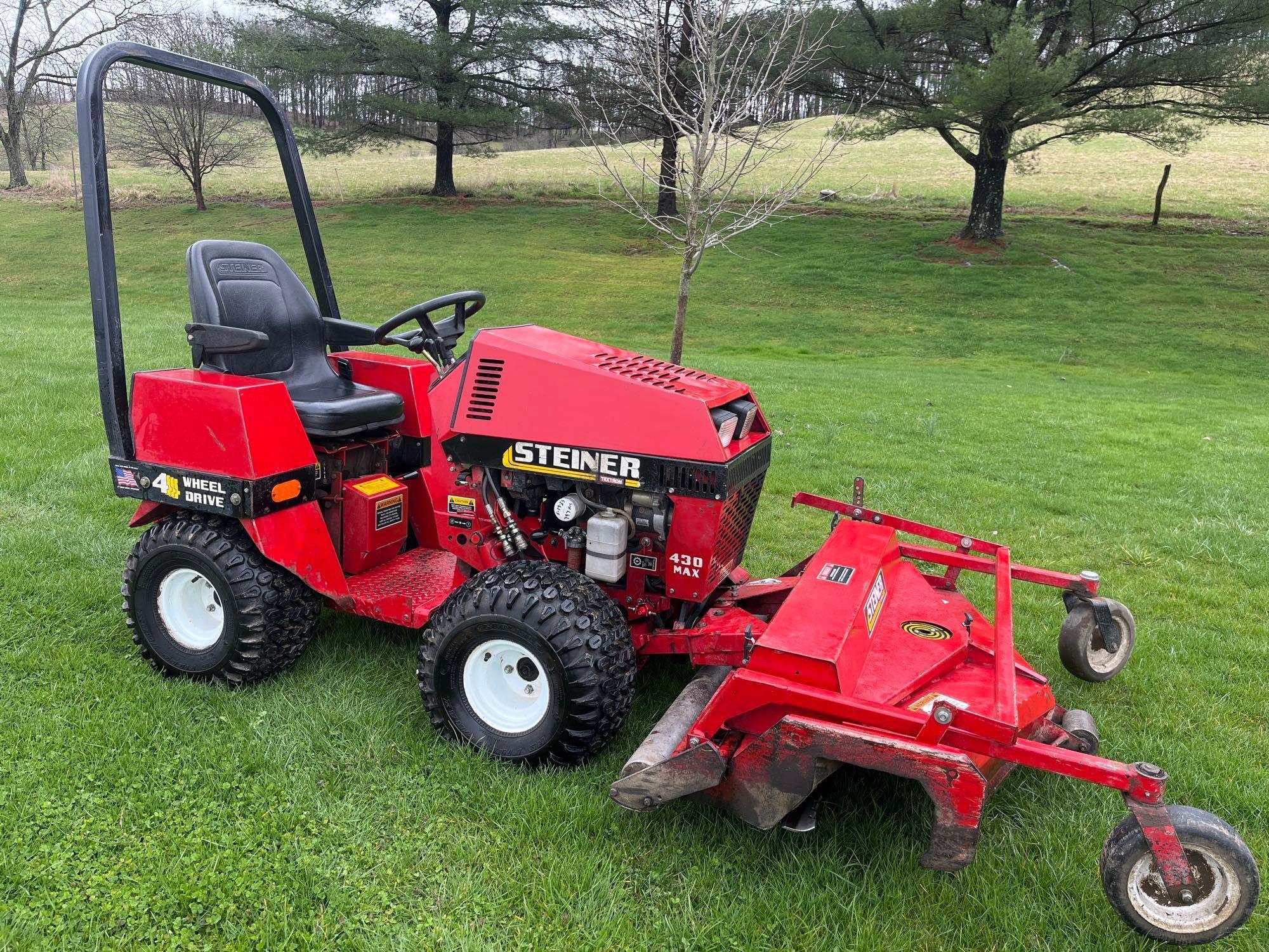 Steiner 430 Max Diesel Mower with 60in Deck