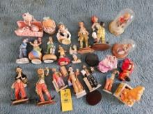 Assortment of Clown Figures