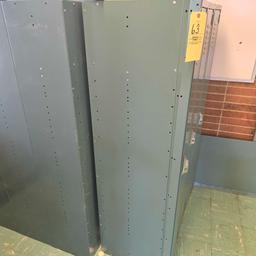 3 section lockers