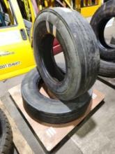 Tires; (2) 11R22.5 steers