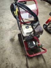 Pressure washer, Honda 3200PSI, gasoline, cold water. Works well