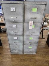 2 Metal File Cabinets