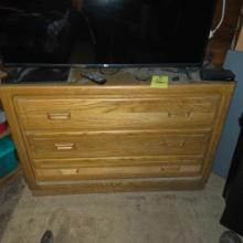 3 Tier Oak Chest of Drawers