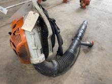 STIHL magnum backpack blower, runs