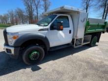 2014 Ford F-550 Dump Truck 4x4 with alum toolbox; 83,278 mi.