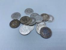 Barber Dimes Assorted Dates bid x 15