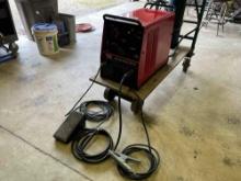 Lincoln Square Wave Tig 175 Welder with Cart and Peddle