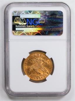 1893 $10 Eagle Gold Coin NGC MS63