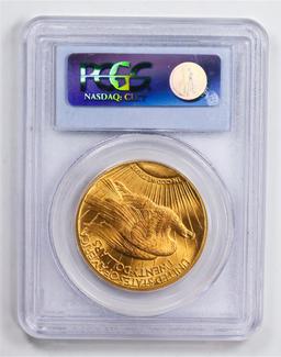 1927 $20 Double Eagle Gold Coin PCGS MS63