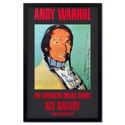 The American Indian Series (Black) by Warhol (1928-1987)