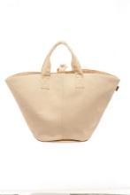 Hermes Ivory Canvas Panier De Plage Tote Bag