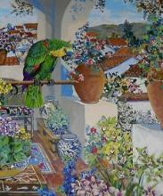 Parrot and Rooftops by John Powell