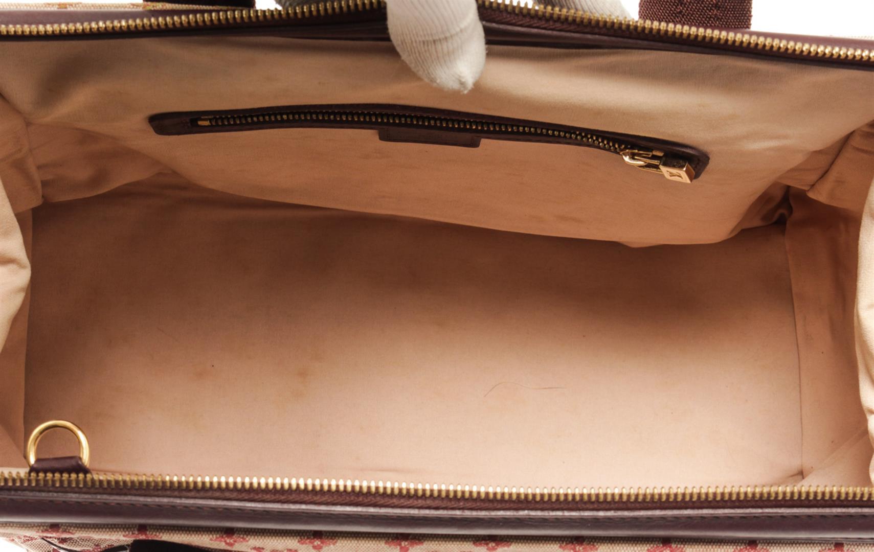 Louis Vuitton Red Monogram Mini Lin Canvas Josephine Gm Shoulder Bag