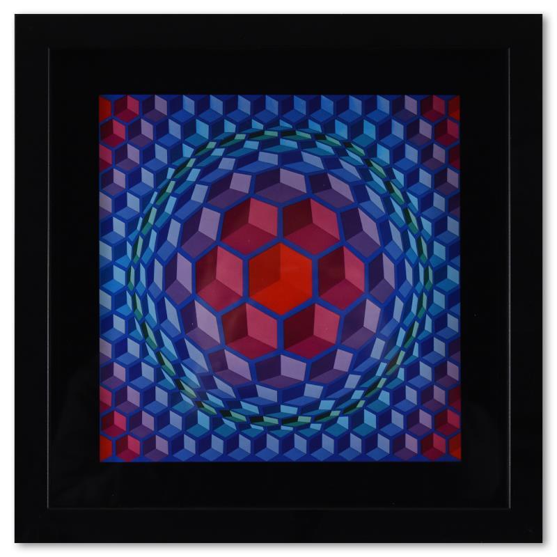 Cheyt - MC - 4 de la serie Structures Universelles De L'Hexagone by Vasarely (19