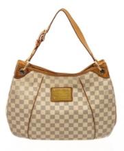 Louis Vuitton Beige Damier Azur Galliera PM Hobo Bag