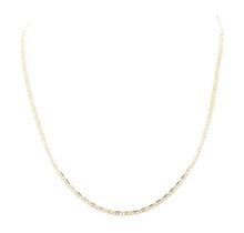 24 Inch Valentino Chain - 14KT Yellow, Rose, and White Gold