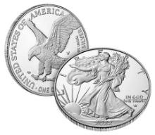 2022 American Silver Eagle .999 Fine Silver Dollar Coin