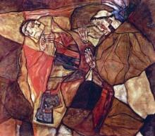 Egon Schiele - Agony (The Death Struggle)