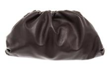 Bottega Veneta Dark Brown Leather The Pouch Clutch Bag