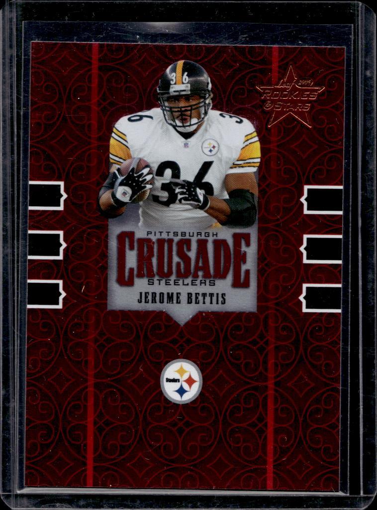 JEROME BETTIS 2005 LEAF R&S CRUSADE RED INSERT