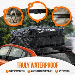 10 NEW 17 Cu Ft Roof Bag Rooftop Cargo Carriers
