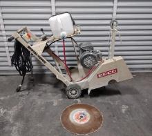 Edco 18in Electric Walk Behind Downcut Concrete Saw