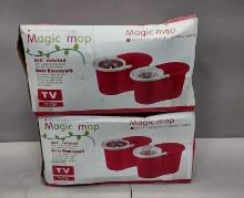 2 Magic Mop Mop Buckets