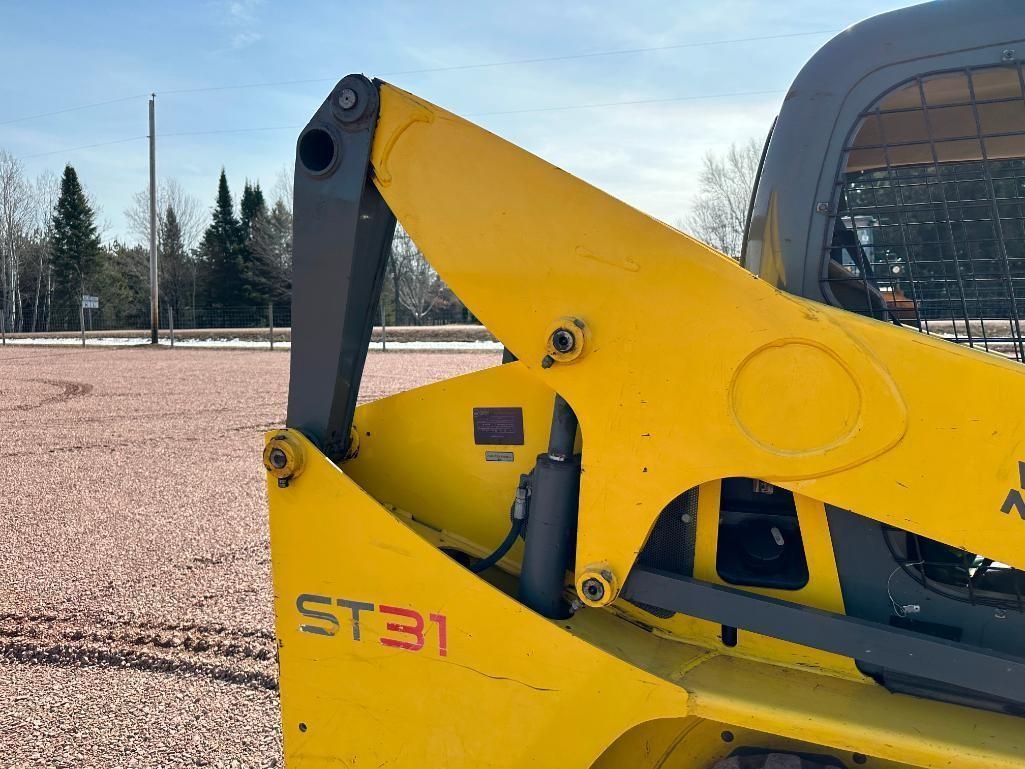 2019 Wacker Neuson ST31 track skid steer, OROPS, 12 1/2" tracks, aux hyds, pilot controls, Kohler