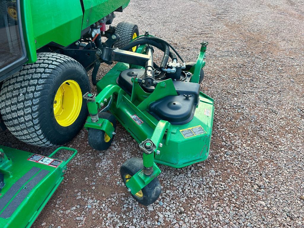 2008 John Deere 1600 Turbo Series II wide area mower, cab w/heat & AC, 4x4, 12' cut, hydro trans,