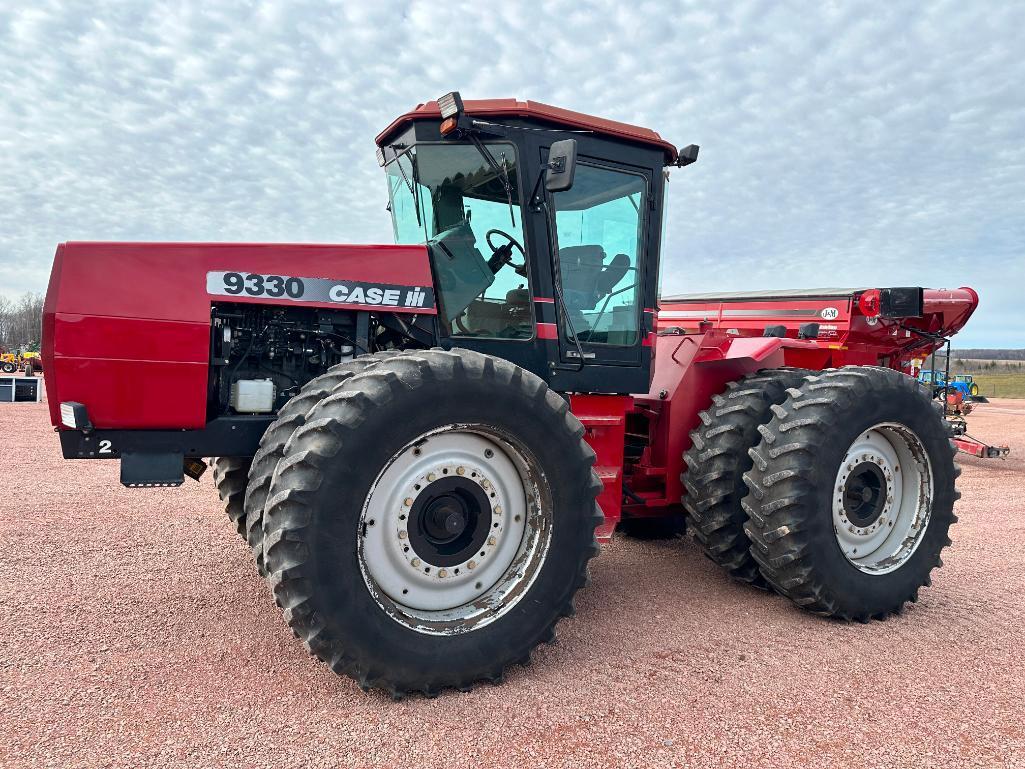 1998 Case IH 9330 tractor, CHA, 4x4, 18.4x38 axle duals, powershift trans, 4-hyds, Cummins diesel