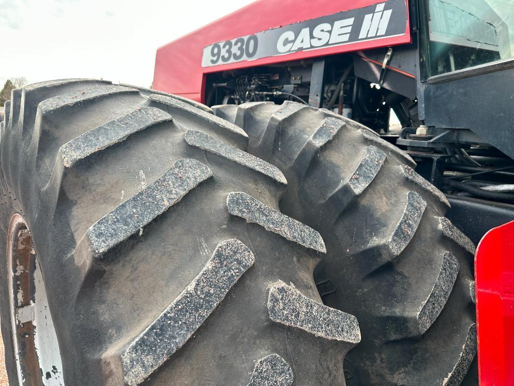 1998 Case IH 9330 tractor, CHA, 4x4, 18.4x38 axle duals, powershift trans, 4-hyds, Cummins diesel