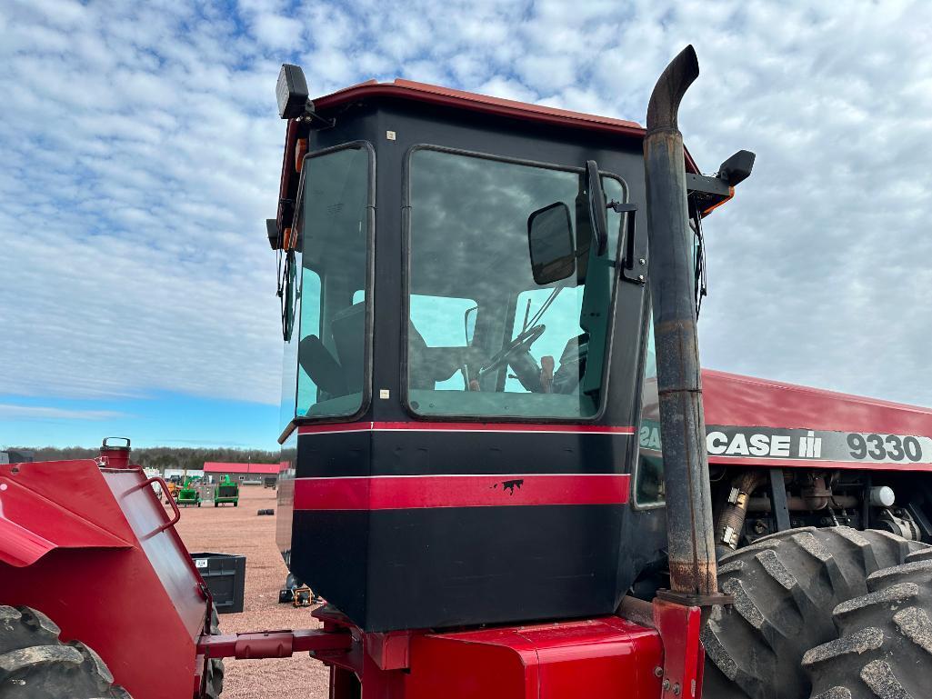 1998 Case IH 9330 tractor, CHA, 4x4, 18.4x38 axle duals, powershift trans, 4-hyds, Cummins diesel