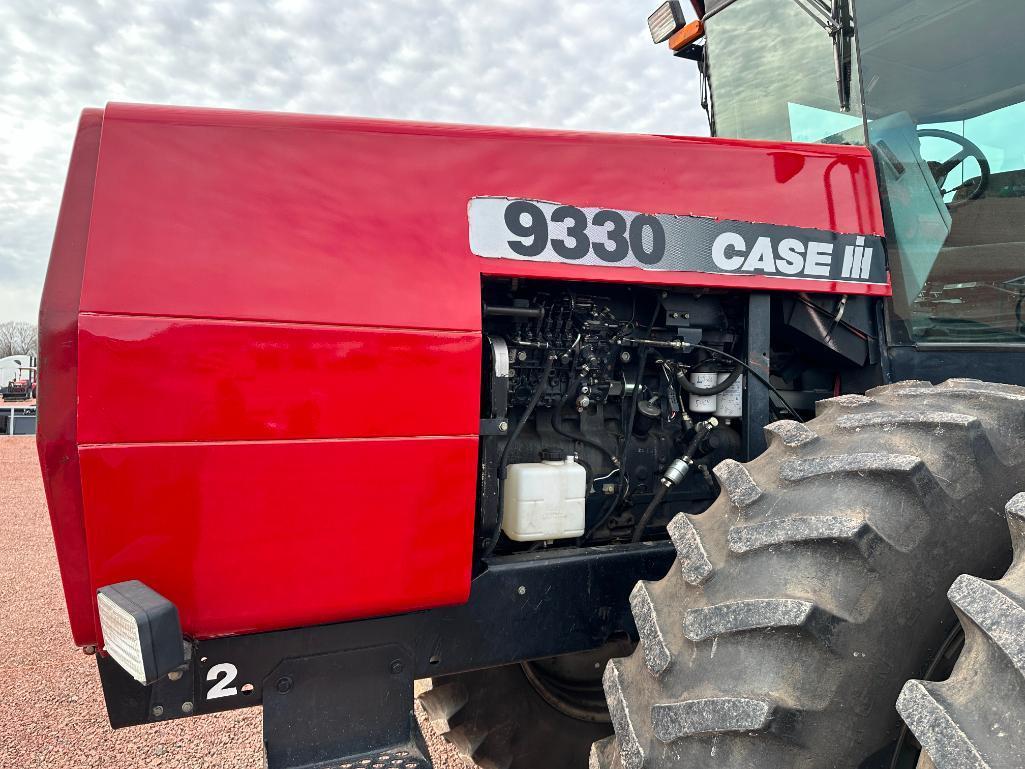 1998 Case IH 9330 tractor, CHA, 4x4, 18.4x38 axle duals, powershift trans, 4-hyds, Cummins diesel