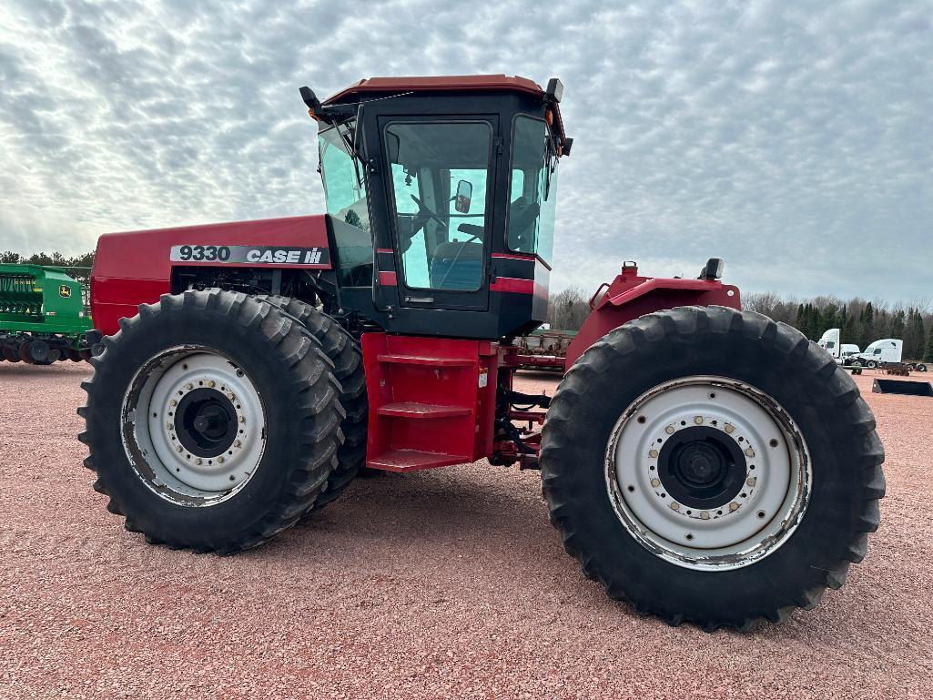 1998 Case IH 9330 tractor, CHA, 4x4, 18.4x38 axle duals, powershift trans, 4-hyds, Cummins diesel