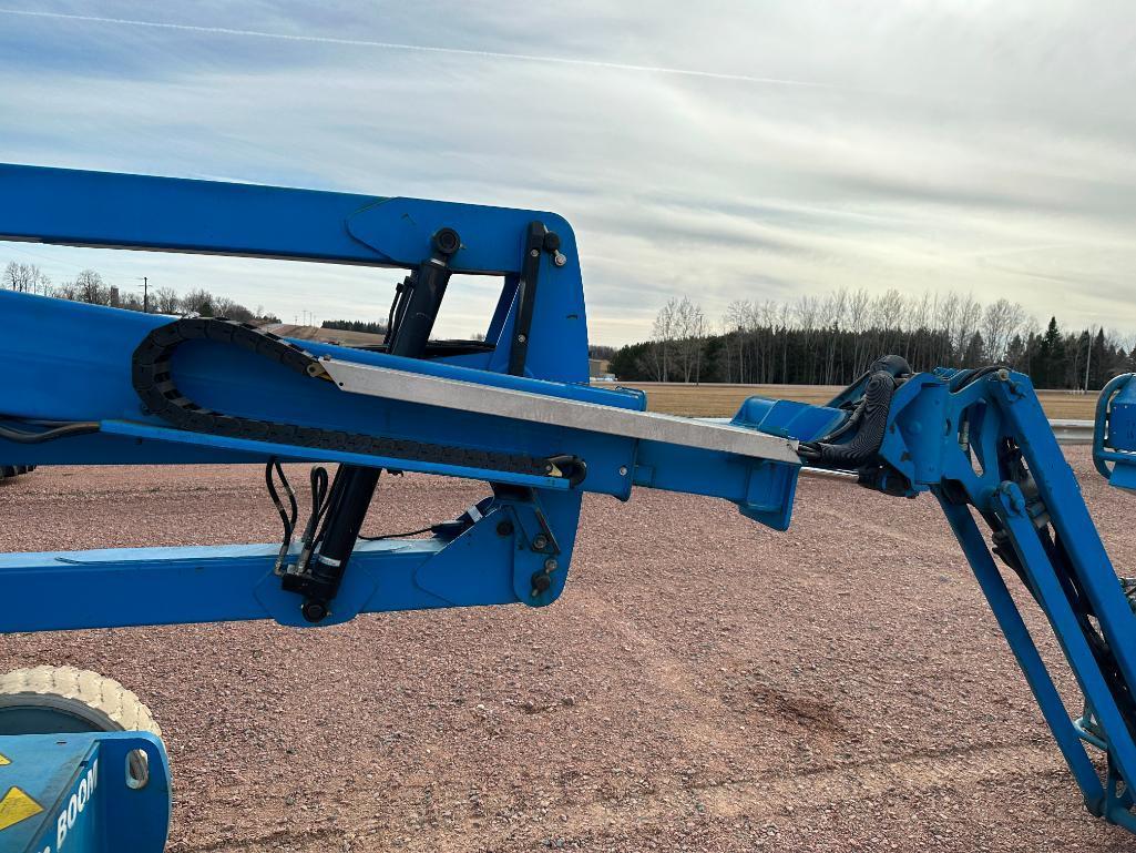 2007 Genie Z-40/23N boom lift, electric powered, 40' lift, jib, swivel basket, operational, 828 hrs