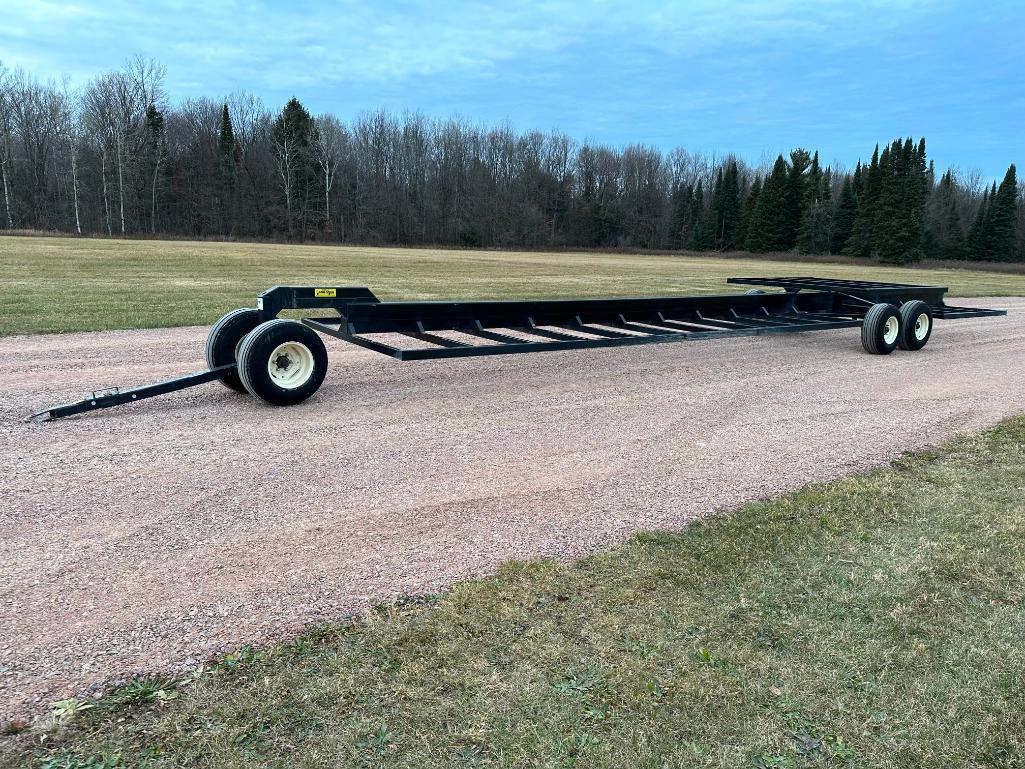 2022 Stoltzfus 40' bale trailer, tandem axle, 12.5L-15 tires, front dolly wheels, adjustable tongue,