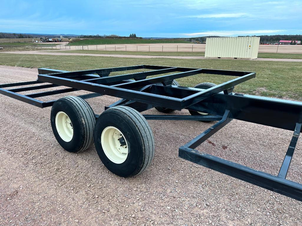 2022 Stoltzfus 40' bale trailer, tandem axle, 12.5L-15 tires, front dolly wheels, adjustable tongue,